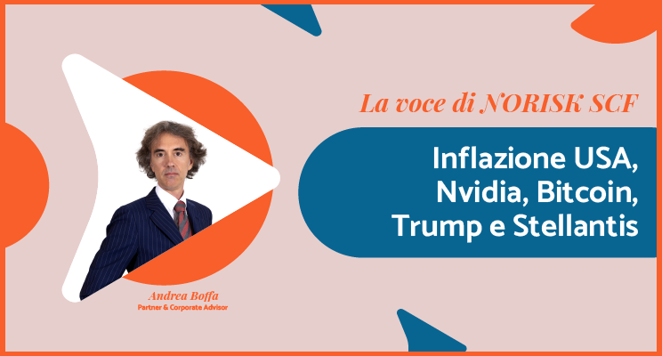 Articolo che tratta inflazione USA, Nvidia, Bitcoin, Trump e Stellantis